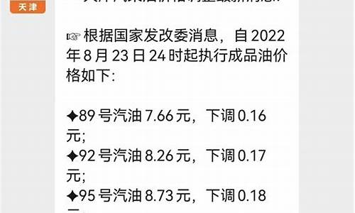 天津油价明天调整_天津油价2021首次调价